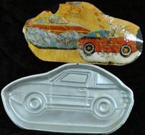Wilton Cake Pan Sports Car/Speed Boat/Convertible (502-1948) Retired 1979 N2