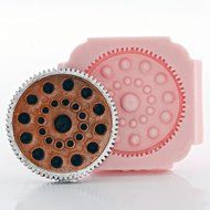 Large Steampunk Gear Mold Easy To Use Flexible Silicone Food Safe Fondant, Chocolate, Candy, Resin, Polymer Clay... N5
