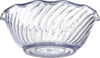 Carlisle 453307 SAN Tulip Bowl, 13 oz. Capacity, 5.56 x 2.12", Clear (Case of 24) N4