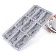 Sher Easter Island Moai Ice Mould Silicone Ice Cubes Tray Pudding Jelly Mold (Random Color) N3