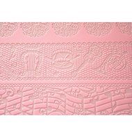 Sher FOUR-C Cake Supplies Lace Silicone Mold Embossing Mat for Cake Lace,Baking Pad Lace Mat Decorating Tools... N2