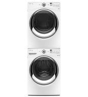Whirlpool WED88HEAC Duet 7.4 Cu. Ft. Stainless Look Stackable With Steam Cycle Electric Front Load Dryer N6