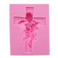 WYD 3D Baby Angel Fondant Cake Mold,Handmade Soap Mold,Cake Mold Decorating (Cross Pigeon Angel) N15