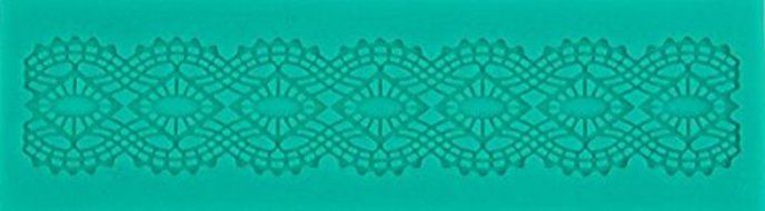 Diamond Lace Green Silicone Mold for Fondant, Gum Paste, Chocolate , Crafts N2