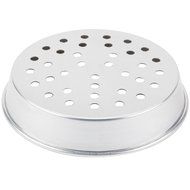 American Metalcraft A90091.5P 9" x 1 1/2" Perforated Standard Weight Aluminum Tapered / Nesting Pizza Pan N2