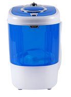 id&eacute;e HCWM01WE Portable Single Tub 5.5 lb Capacity Semi-Automatic Mini Washer, Blue/White N2