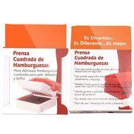 Aprince Burger Press, Hamburger Patty Maker, Hamburger Presser (White - Square Plastic) N13