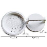 Aprince Burger Press, Hamburger Patty Maker, Hamburger Presser (White - Square Plastic) N14