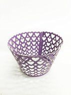 HUAL Cupcake Wrappers 50 Filigree Artistic Bake Cake Paper Cups Heart Lace Laser Cut Liner Baking Cup Muffin Case... N2