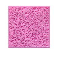 Whosee Style#4 3D Silicone Mold Fondant Cake Chocolate Decor Baking Mold Random Color N29