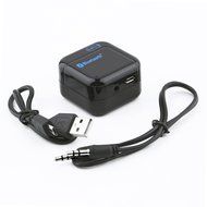 NFC Wireless 3.5mm Stereo USB Bluetooth Music Receiver Adapter for Car Home Stereo Black N3