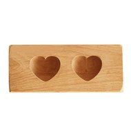 D-Sun Love Design Wooden Moon Cake Steamed Pumpkin Pie Pasta Rice Cake Green Bean Cake Wooden Baking Mold N2