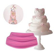 Fondant Baking Mold, KOOTIPS Lace Fondant Mermaid Silicone Mold Three Retro Satin Ribbon Around the Edge of the... N2