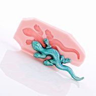 Small Lizard Silicone Mold Food Safe Mold Fondant Candy Craft Jewelry Resin Polymer Clay Mold N5