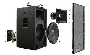 SKP Pro Audio SKX-152A Self Powered 15", two-way, bass-reflex N5