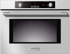 Verona VEBIEM301SS 30&quot; Electric 110 Volts Wall Oven With 2.8 Cu. Ft. Oven Capacity 8 Cooking Functions Electronic...