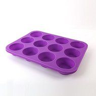 silicone molds de silicona para horno cupcake 12 lattices Cake Moulds muffin mold baking tools kitchen accessories...