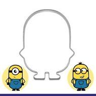 Anyana 3 pcs set Minions Stainless Steel Cookie Cutter Cake Mould Tool Kitchen Tool Sugar Paste Baking Mould Cookie... N2