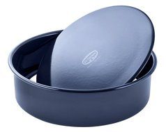 Dr. Oetker 2362 Enamel Round Cake With Removable Bottom, Pro Series, 10-Inch