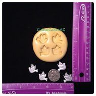 4 Piece DOVE Fondant Mold Wedding Chocolate Candy Gumpaste Soap Resin Clay