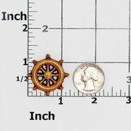 Small Captians Ship Wheel Silicone Mold Food Safe Fondant, Resin, Polymer Clay, Jewelry, Craft Mold N5