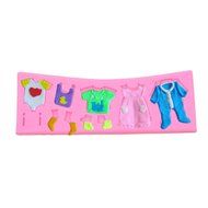 inkint Bakeware Cake Decorating Accessories Silicone Fondant Embosser Molds Bbay Clothes Sugarcraft Pastry Molds... N5
