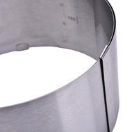Supershopping Adjustable Cake Mousse Mould Stainless Steel Cake Baking Mold Ring 6&quot; to 12&quot; N6