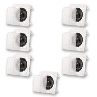 Acoustic Audio CS-I63S In Wall / Ceiling 6.5" Home Theater 3 Way 7 Speaker Set 2100 Watt CS-I63S-7S