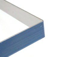 Hanason Stainless Steel Rings Square Molding Plating Forming Cake Mousse Rings 2pcs N5