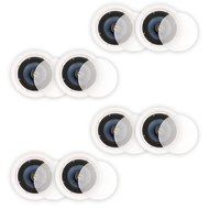 Blue Octave LC62 In Ceiling 6.5" Speakers Home Theater Surround Sound 2-Way Speaker 4 Pair Pack