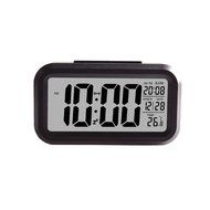 ABC&reg; Smart Simple Silent LED Alarm Clock Date Display Repeating Snooze Sensor Night Light