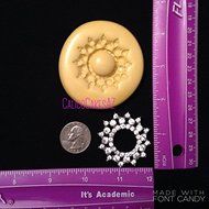 Medium Brooch Fondant Mold Chocolate Candy Gumpaste Isomalt Soap Resin Clay