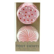 Meri Meri Toot Sweet Pink Baking Cups, 48-Pack N2