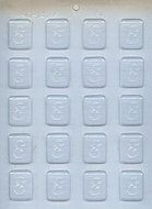 CK Products 1-1/4-Inch E-Initial Mint Chocolate Mold