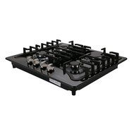 WindMax 23" Black Titanium Stainless Steel 4 Burner Built-In Stoves LPG/NG Gas Cooktops Cooker N4