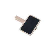 niceEshop(TM) Wooden Mini Message Blackboard Note Photo Sign Board with Clips (Black) N3