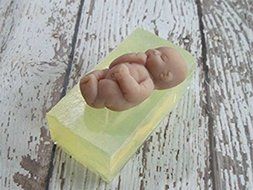 Silicone Mold Mini Baby "Peanut" Handmade Supply 1.5 Inch N5