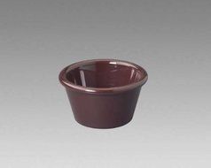 Gessner Smooth Ramekin Brown 2 oz (Case of 12)