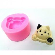 UR Bakeware 3D Silicone Cute Cat Head Shape Cake Mold Mould Decoration Tool N3