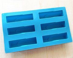 9 Cavity Loaf Cake Pudding Jelly Mold Handmade DIY Soap Ice Mould N3