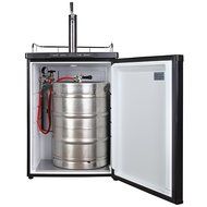 EdgeStar Full Size Kegerator with Digital Display - Black and Stainless Steel N2