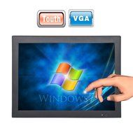 12.1 Inch Metal Frame Industrial Touch Screen Monitor VGA/AV Input Built-in Speaker Native... N7