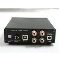 FX Audio D802 2x80W 192KHz Digital Remote Power Amplifier silver N3