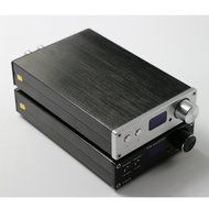 FX Audio D802 2x80W 192KHz Digital Remote Power Amplifier silver N4