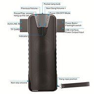 Jumphigh Outdoor Water Resistant Shockproof Portable Stereo Power Bank 10 Watt Bluetooth Speaker , Bluetooth V3.0... N2