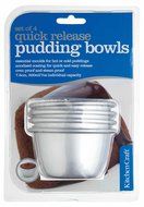 Set of 4 x Kitchen Craft Mini Pudding Basins / Moulds
