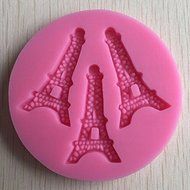 Bluelover Silicone Eiffel Tower Fondant Cake Mold Mini Chocolate Sugar Mold Baking Tool N3
