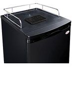 Kegco K199B Kegerator Cabinet Only - Black Cabinet and Door N4