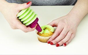 Metaltex 252414 Decorating Set for cupcake/muffin, Multicolored N5