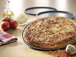 USA Pan Bakeware Aluminized Steel 14 x 1.5 Inch Deep Dish Hard Anodized Pizza Pan